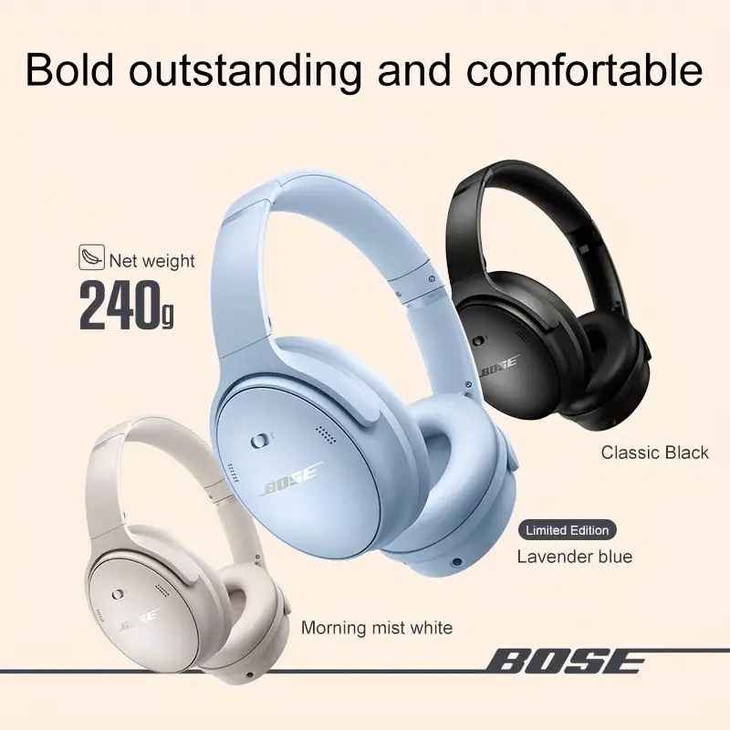 a pair of headphones with the words bose noise noise on it